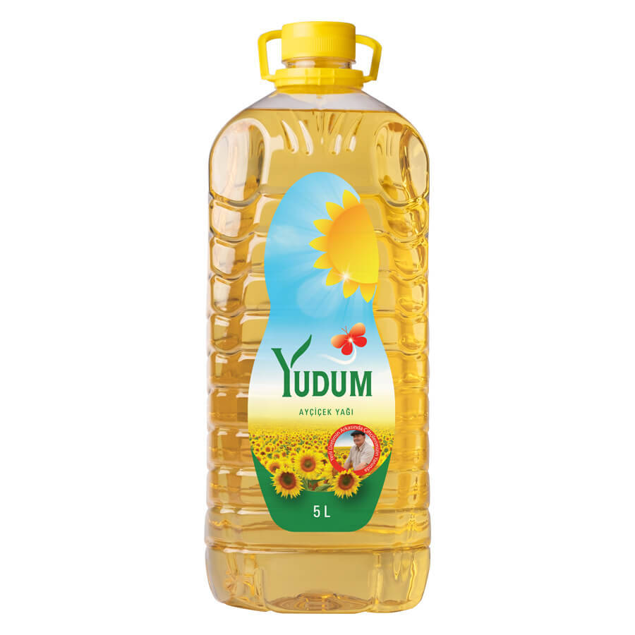 Yudum Ayçiçek Yağı 5 lt Dar Ağız Pet