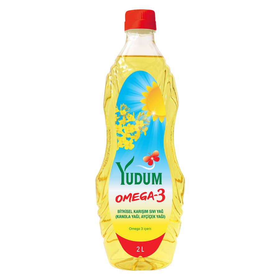 Yudum Omega-3 Ayçiçek Yağı 2 lt Pet